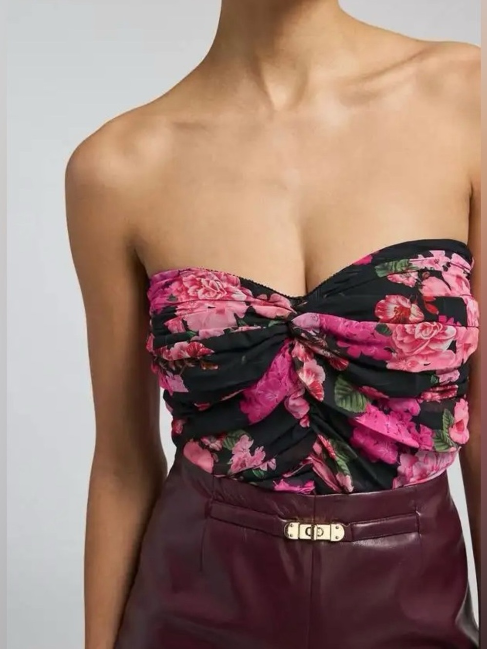 NWOT  Generation Love - Skye Chiffon Bustier Top Sz M
